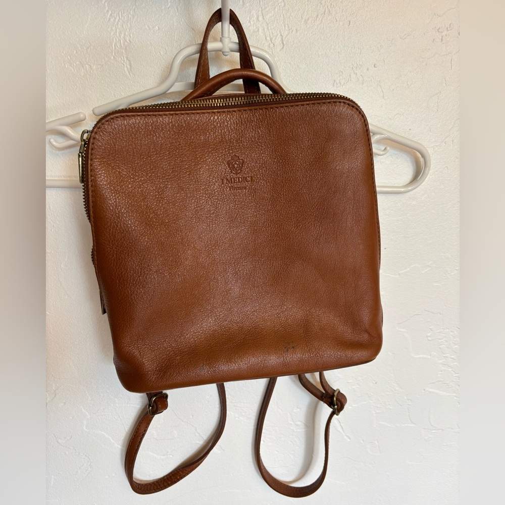 I Medici Firenze Leather Backpack